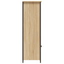 Hoge Kast 62X32X03,5 Cm Bewerkt Hout Kleurig