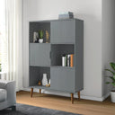 Boekenkast Molde 90X35X133,5 Cm Massief Grenenhout