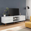 Tv-Meubel Molde 158X40X49 Cm Massief Grenenhout