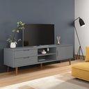 Tv-Meubel Molde 158X40X49 Cm Massief Grenenhout