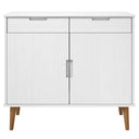 Dressoir Molde 90X40X80 Cm Massief Grenenhout