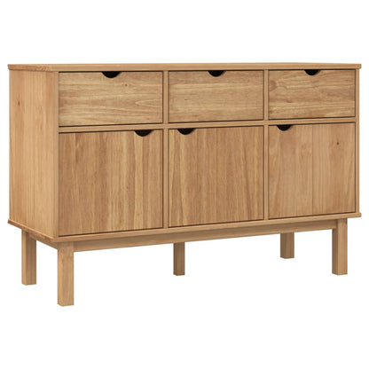 Dressoir Otta 114X43X73,5 Cm Massief Grenenhout