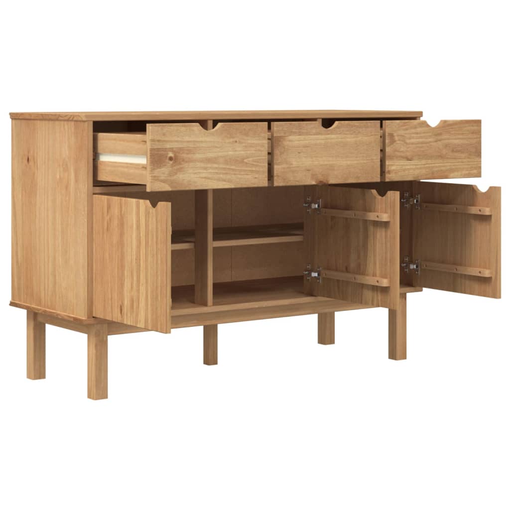 Dressoir Otta 114X43X73,5 Cm Massief Grenenhout