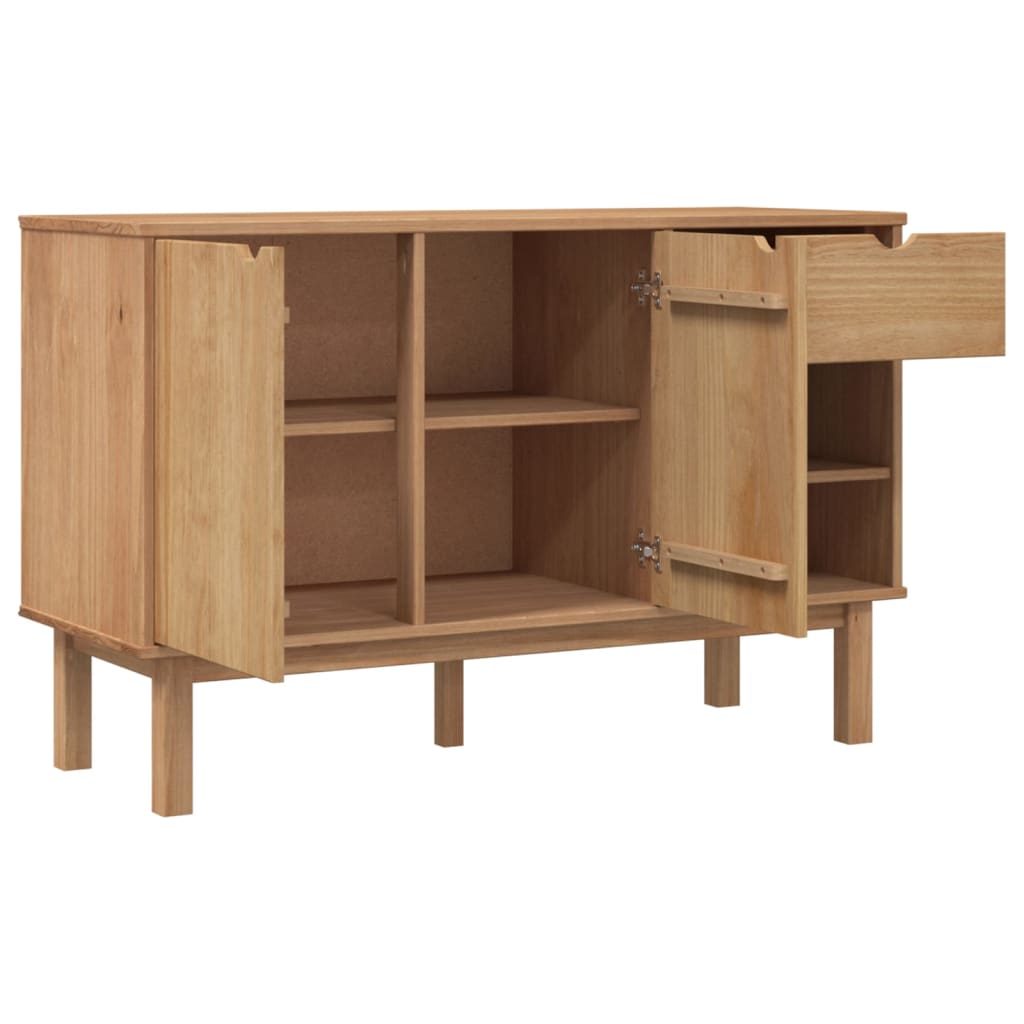 Dressoir Otta 114X43X73,5 Cm Massief Grenenhout