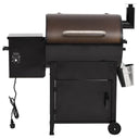 Pelletbarbecue 104 Cm Ijzer Zwart