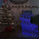 Kerstdecoratie Rendier Xxl 250 Led's 180 Cm Acryl