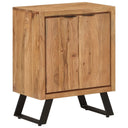 Dressoir Met 2 Deuren 55X36X72 Cm Massief Acaciahout