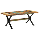 Eettafel Massief Hergebruikt Hout