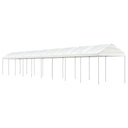 Prieel Met Dak 6,69X2,28X2,69 M Polyetheen Wit