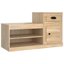 Schoenenkast 100X42X60 Cm Bewerkt Hout Kleurig