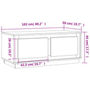 Salontafel 02X50X44 Cm Bewerkt Hout Kleurig