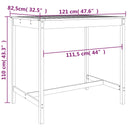 Barset Massief Grenenhout Wit