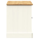Schoenenbank Vigo 106X35X40 Cm Massief Grenenhout