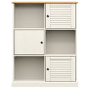 Boekenkast Vigo 90X35X114,5 Cm Massief Grenenhout
