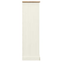 Boekenkast Vigo 90X35X114,5 Cm Massief Grenenhout