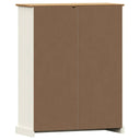 Boekenkast Vigo 90X35X114,5 Cm Massief Grenenhout