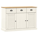 Dressoir Met Lades Vigo 113X40X75 Cm Massief Grenenhout