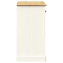 Dressoir Met Lades Vigo 113X40X75 Cm Massief Grenenhout