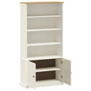 Boekenkast Vigo 85X35X170 Cm Massief Grenenhout