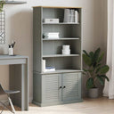 Boekenkast Vigo 85X35X170 Cm Massief Grenenhout