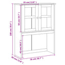 Opzetkast Vigo 78X30X100 Cm Massief Grenenhout