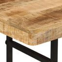 Wandtafel 112X36X76 Cm Massief Mangohout En Ijzer