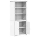 Boekenkast Bodo 82X40X173 Cm Massief Grenenhout