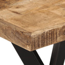 Eettafel 110X55X75 Cm Massief Mangohout