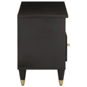 Tv-Meubel 100X33X46 Cm Massief Mangohout