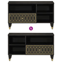Tv-Meubel 80X33X46 Cm Massief Mangohout