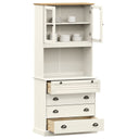 Hoge Kast Vigo 80X40X176 Cm Massief Grenenhout