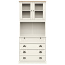 Hoge Kast Vigo 80X40X176 Cm Massief Grenenhout