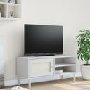 Tv-Meubel Senja 106X40X49 Cm Rattan Massief Grenenhout