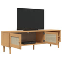 Tv-Meubel Senja 158X40X49 Cm Rattan-Look Grenenhout