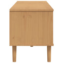 Tv-Meubel Senja 158X40X49 Cm Rattan-Look Grenenhout