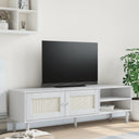 Tv-Meubel Senja 158X40X49 Cm Rattan-Look Grenenhout