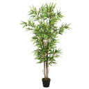 Kunstplant Bamboe 552 Bladeren 20 Cm Groen