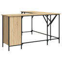 Bureau 141X141X75 Cm Bewerkt Hout Kleurig