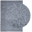 Vloerkleed Shaggy Hoogpolig Modern Blauw