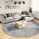 Vloerkleed Shaggy Hoogpolig Modern Blauw