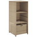 Tuinkast 50X55X115 Cm Poly Rattan