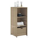 Tuinkast 50X55X115 Cm Poly Rattan