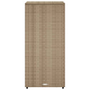 Tuinkast 50X55X115 Cm Poly Rattan