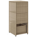 Tuinkast 50X55X115 Cm Poly Rattan