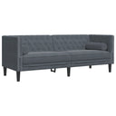 3-Delige Loungeset Chesterfield En Bolsters Fluweel