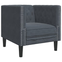 3-Delige Loungeset Chesterfield En Bolsters Fluweel