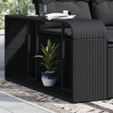 Opbergschappen 2 St Poly Rattan