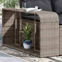 Opbergschappen 2 St Poly Rattan