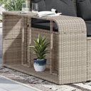 Opbergschappen 2 St Poly Rattan