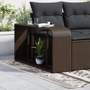 Opbergschappen 2 St Poly Rattan